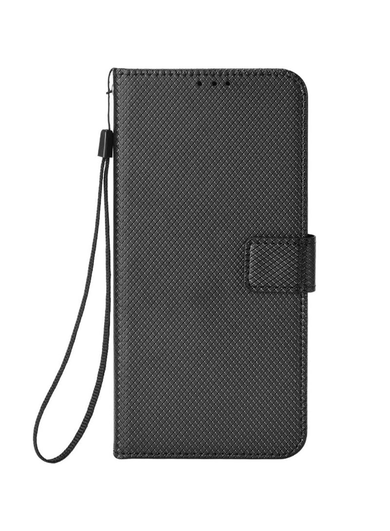 Aookay Compatible with ZTE Nubia Red Magic 9S Pro/9S Pro+/9 Pro/9 Pro+ Leather Wallet Case, PU Leather Flip Cover with Card Slots, Shock and Scratch Resistant Case (Black）  - Image 4