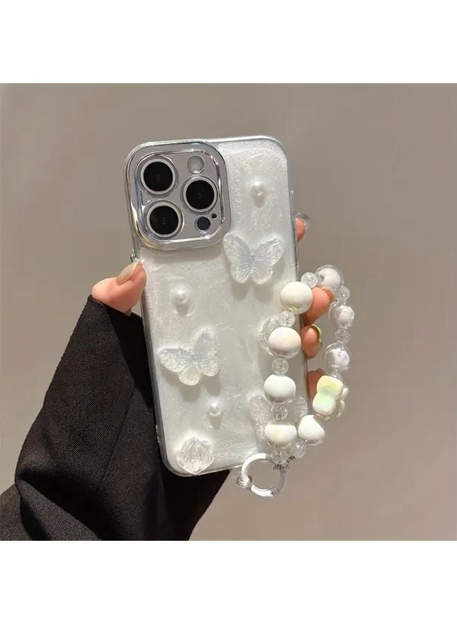 iPhone 15 Pro Case Rhinestone Bear Design Mixed Color 2 Anti Fall Protective Cover - Image 3