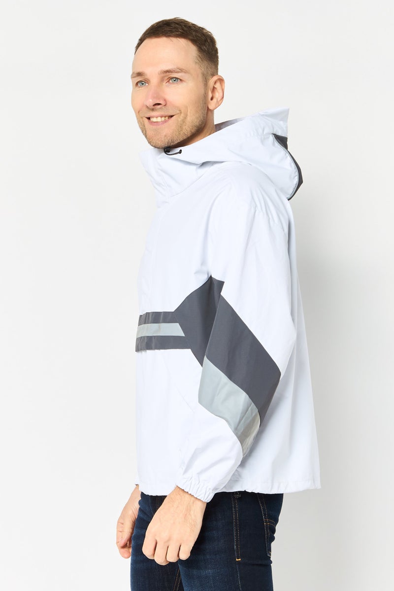 SELECTED Men Colorblock Long Sleeve Windbreaker Jacket, Multicolor - Image 2