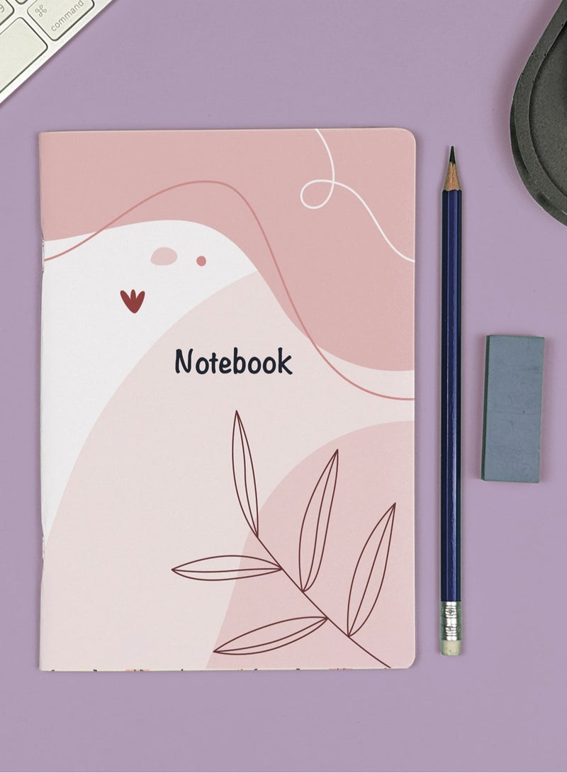 Dxign Co - Personalised A5 Notebook, Sweet Rose, 72 Pages - Image 2