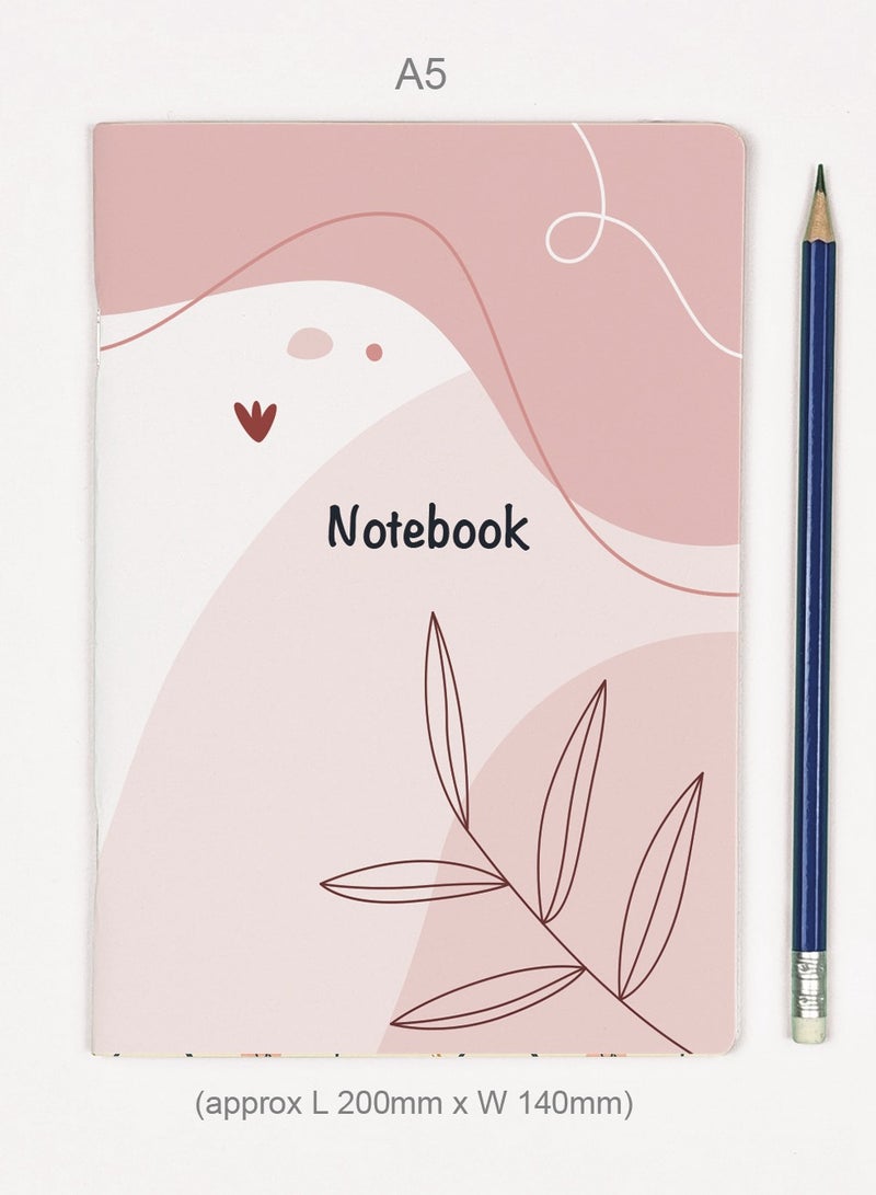 Dxign Co - Personalised A5 Notebook, Sweet Rose, 72 Pages - Image 4