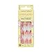 Impress KISS LoveShackFancy x imPRESS PressOn Manicure Limited Edition Style Citrus Candy Medium Almond Pink PressOn Nails Includes Prep Pad Mini Nail File Cuticle Stick 30 Fake Nails - Image 2