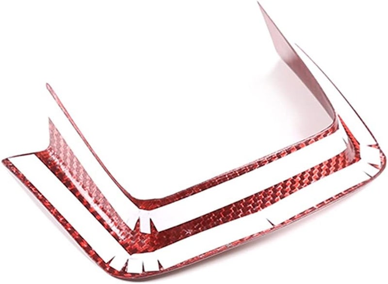 Wivplex Real Carbon Fiber Red Steering Wheel Trim - Image 3