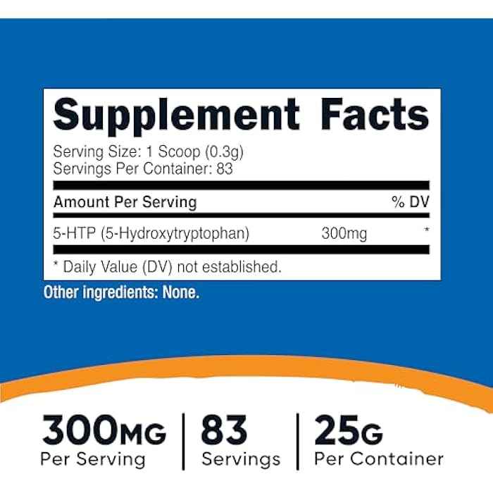 Nutricost 5-HTP Powder 25 Grams (300mg Per Serving) - Gluten Free & Non-GMO, Pure 5-htp - Image 2