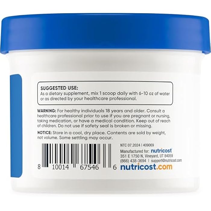 Nutricost 5-HTP Powder 25 Grams (300mg Per Serving) - Gluten Free & Non-GMO, Pure 5-htp - Image 4
