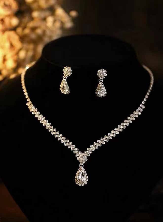 Dinner Party Accessories Women's Collarbone Chain Girl's Bridal Accessories  - Image 1