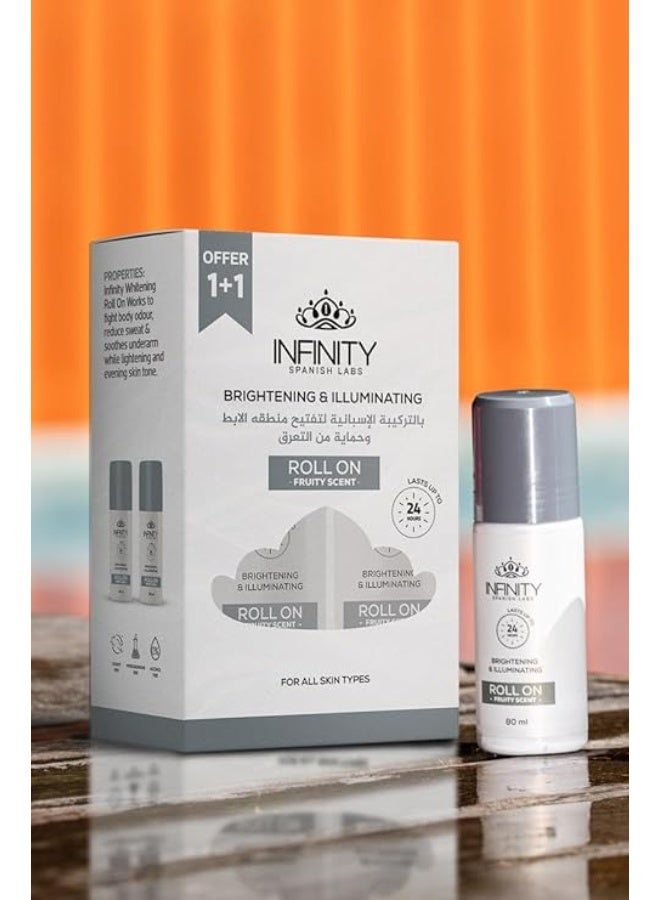 Infinity 2 Items of Brightening & Illuminating Roll On - Fruity scent Promo Pack - Image 3