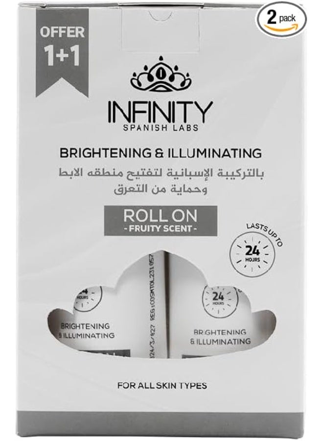 Infinity 2 Items of Brightening & Illuminating Roll On - Fruity scent Promo Pack - Image 2