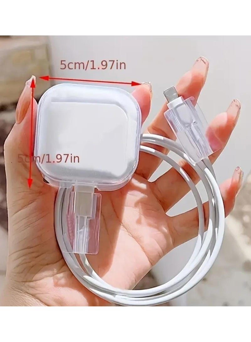 إيجيل جراب حماية الشاحن بتصميم عقدة فيونكة، متوافق مع غطاء رأس الشاحن الشفاف المقاوم للكسر - Image 4