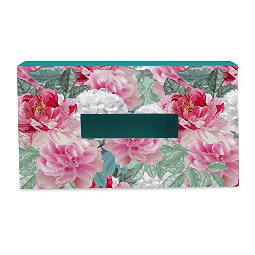BRAHMA DESIGN Tissue Paper Holder | Red Chrsanthemums T | Wooden Tissue Paper Box & Tissue Holder | Tissue Box for Home | Car Tissue Holder | Refillable Tissue Box for Car | Size 9" x 5" x 2.75" - Image 5