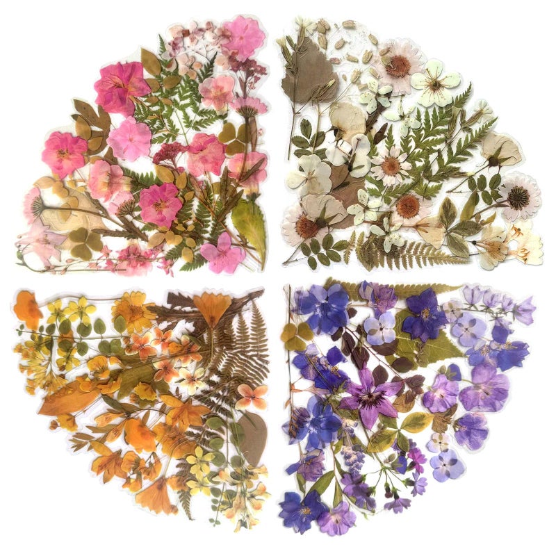 MAXLEAF 160PCS Vintage Plants Flowers Leaves Stickers for Decoration Planners Scrapbook Laptops Dairy Decoration Wild Flower