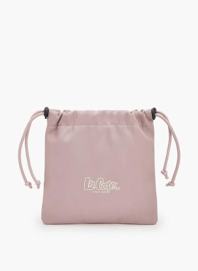 Lee Cooper PINK Colourblock Backpack With Pencil Pouch for Women | Best Price UAE