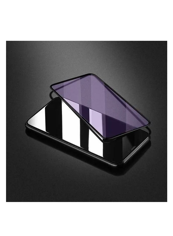 devia Van Series Full Screen Anti-Blue Ray Tempered Glass for iPhone 6.1 - Black - Image 3