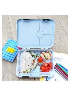 Eazy Kids Eazy Kids 4 Compartment Bento Lunch Box - Shark Blue  - Image 4