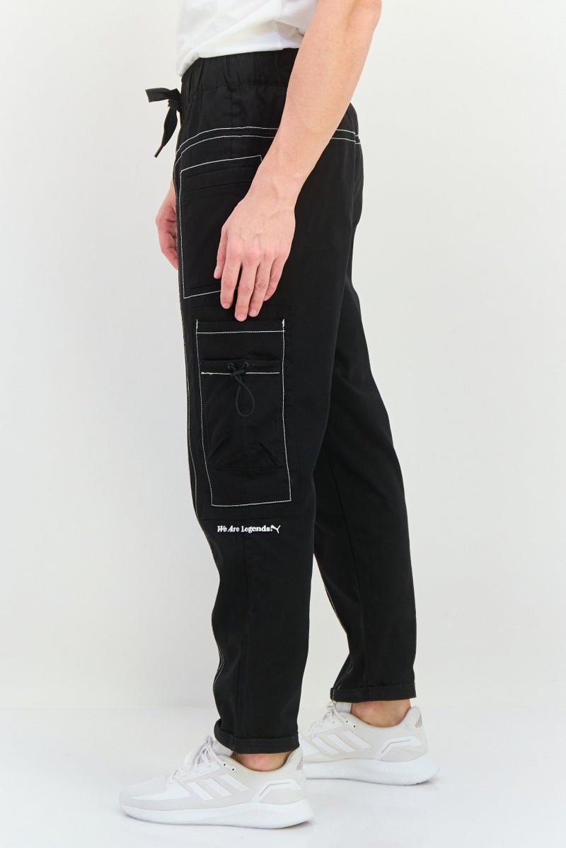 PUMA Men Sportswear Fit Outdoor Track Pant, Black - Image 4