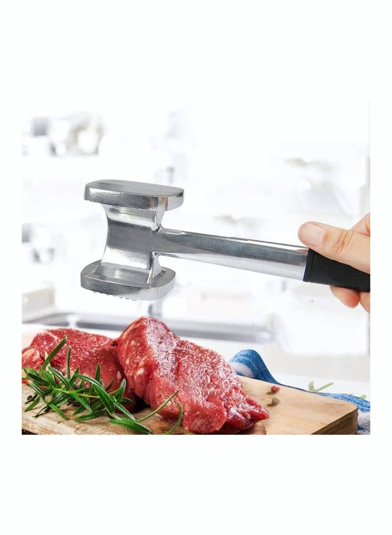 Excefore Convenient Meat Tenderizer Hammer For Steak, Chicken, Fish, Pork, Good Grips, Double side, Heavyweight Metal Meat Tenderiser Pounder Mallet, Perfect Kitchen Tool and Perfect - Image 1