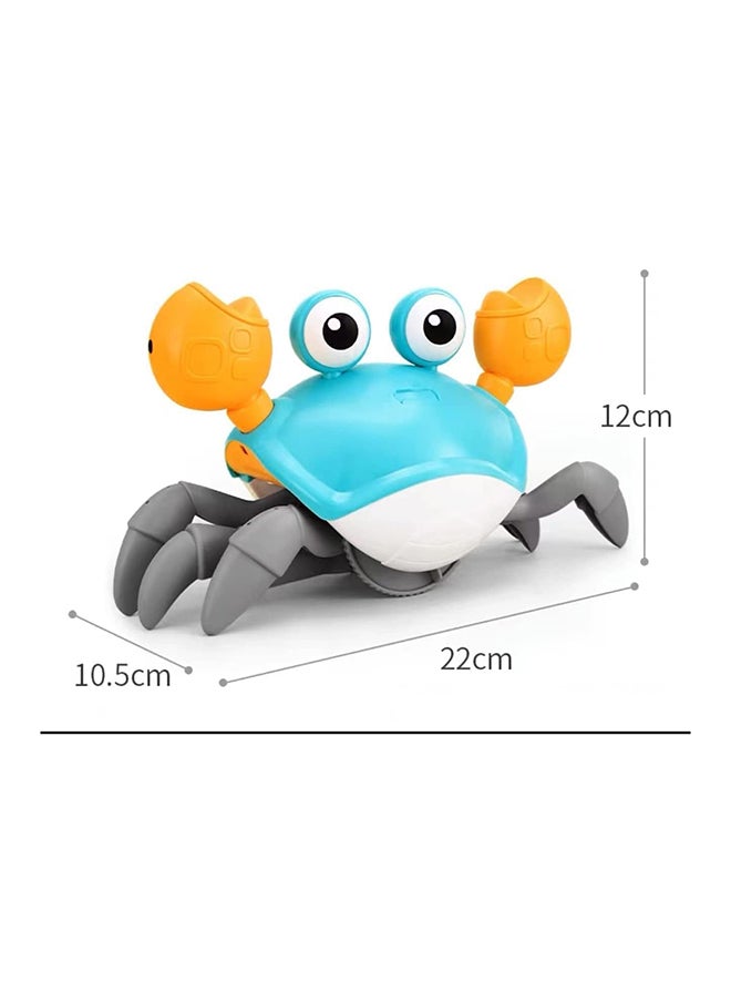 SKY-TOUCH - SKY-TOUCH Electric Runaway Crab Crawling Crab Baby Toy with Music and LED Light Up Toddler Interactive Learning Development Toy with Automatically Avoid Obstacles For Babies, Toddlers and Kids - Image 1