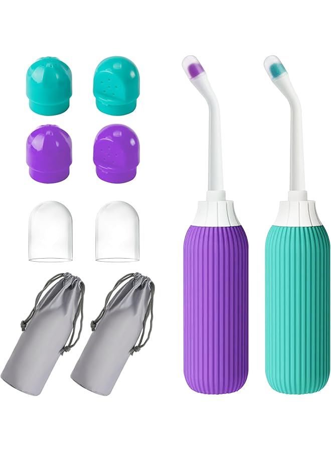 The Bros 2 Pcs Portable Travel Bidet - 500ml Large Portable Shattaf Bidet Bottles for Toilet, Outdoor, Camping, Postpartum Care and Personal Hygiene Solution - Image 1