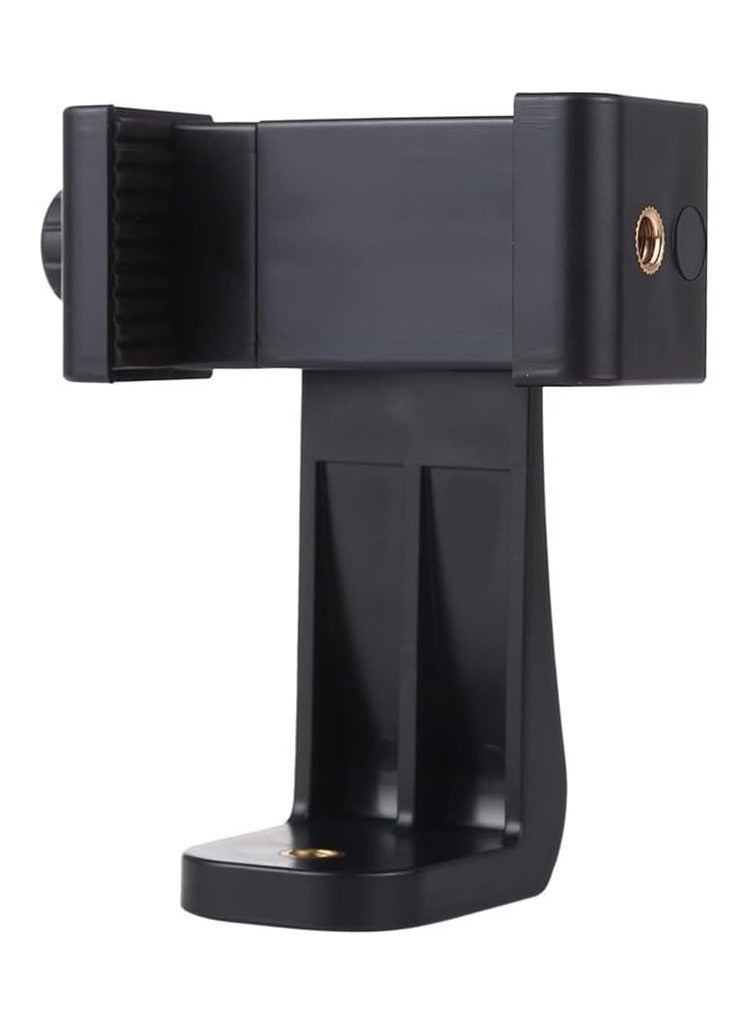 2 Pack Tripod Mount/Cell Phone Clipper Vertical Bracket Smartphone Clip Holder 360 Adapter For Mobile Cell Phone - Image 1