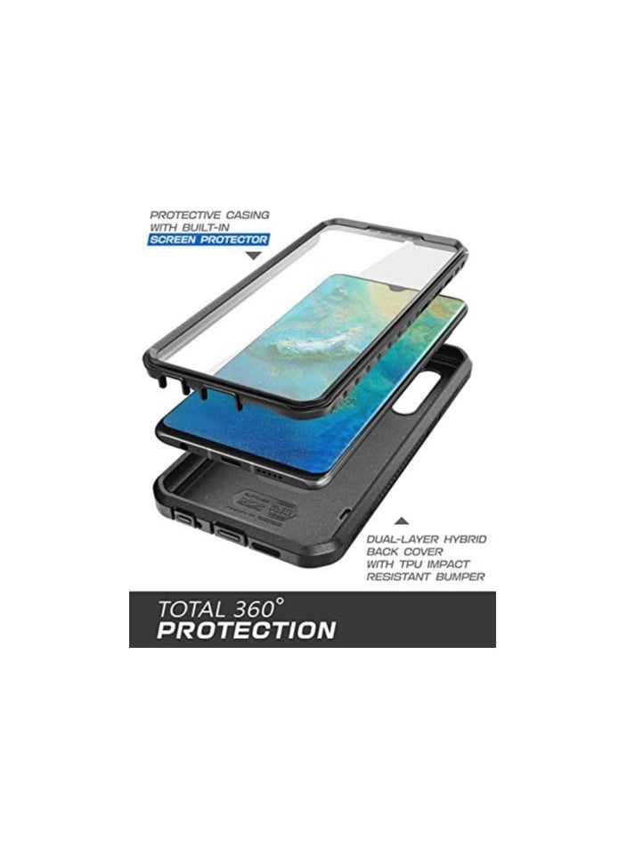 SupCase - SUPCASE Unicorn Beetle Pro Series Case Designed For Huawei P30 Case, Full-Body Dual Layer Rugged with Holster & Kickstand - Black - Image 1