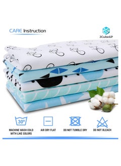 Moro Moro Curvy Waterproof Burp Towel – Ultra-Absorbent & Soft Cotton  - Image 3