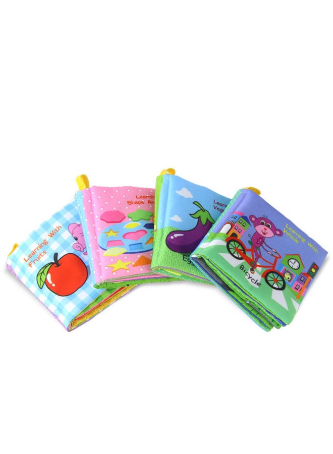 Coolplay Baby Puzzle Early Education Toy Cloth Book Tear Cloth Book 0-3 Years Old Early Education Baby Toy Book - Image 2