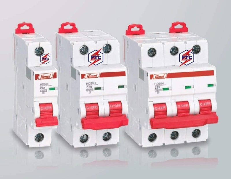 HIMEL Miniature Circuit Breaker 20A TP MCB 10KA TYPE C