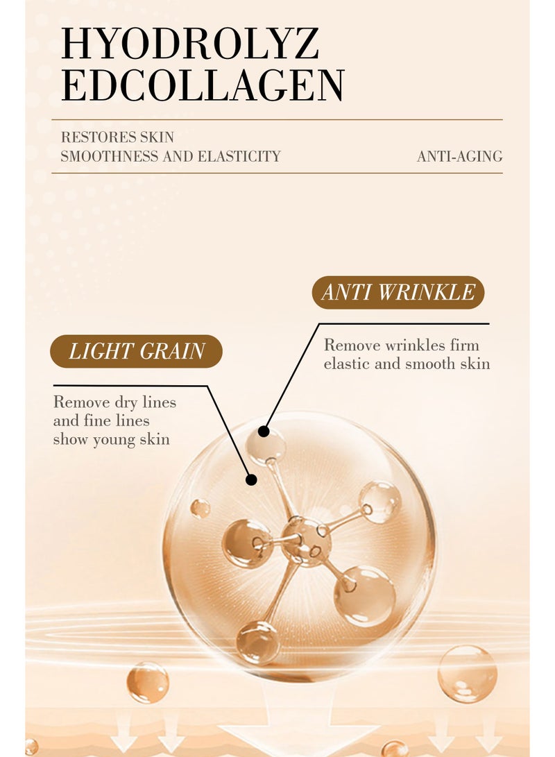 Kanza مصل فيتامين C للوجه مع حمض الهيالورونيك والريتينول والأحماض الأمينية يعزز كولاجين البشرة ويرطبها ويرطب البشرة ويقاوم الشيخوخة والتجاعيد 30 مل - Image 5