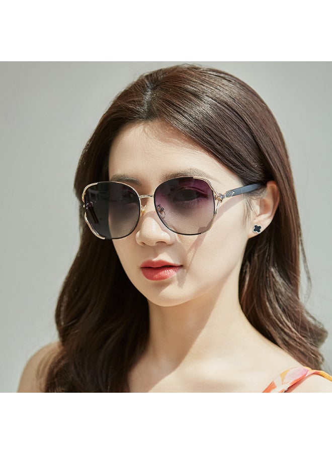 Generic - -75 -100 Women's Sunglasses Fashion Stylish Large Frame Polarized Sunglasses Optical Prescription Customized Myopia Hyperopia-Lenses Color:Tan lens-Frame Color:Myopia -275 - Image 1