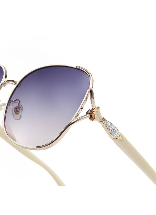 Generic - -75 -100 Women's Sunglasses Fashion Stylish Large Frame Polarized Sunglasses Optical Prescription Customized Myopia Hyperopia-Lenses Color:Tan lens-Frame Color:Myopia -275 - Image 1
