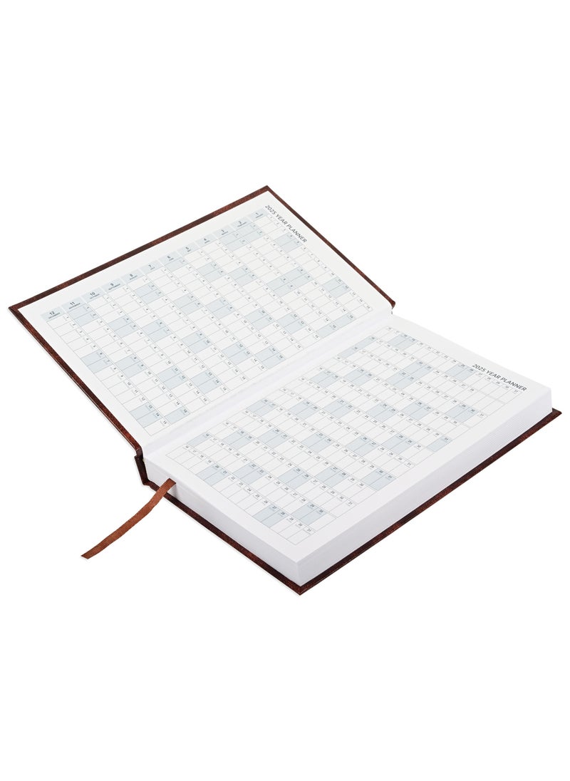 FIS FIS A5 Diary 2025 Brown (French) - FSDI29FR25BR  - Image 3
