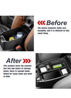 Oasisgalore Console Organizer Tray for Ford Escape (2020-2024) & Bronco Sport (2021-2024), Armrest Storage Insert  - Image 2