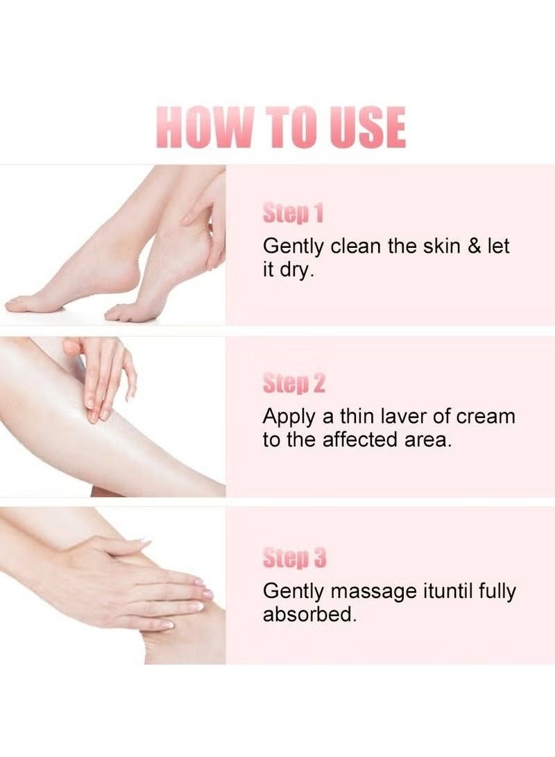 LANEMAY Cracked Heel Repair Balm Stick for Dry Cracked Feet Treatment, Moisturizing Heel Balm Rolls On So No Mess Like Foot Cream or Foot Lotion, Rescues Cracked Feet, honey peach - Image 4