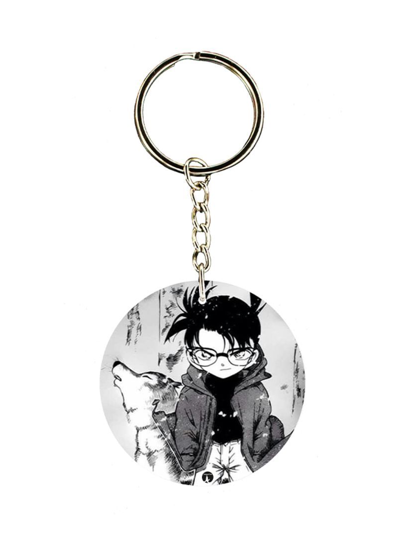 Anime Detective Conan Characters Printed Keychain