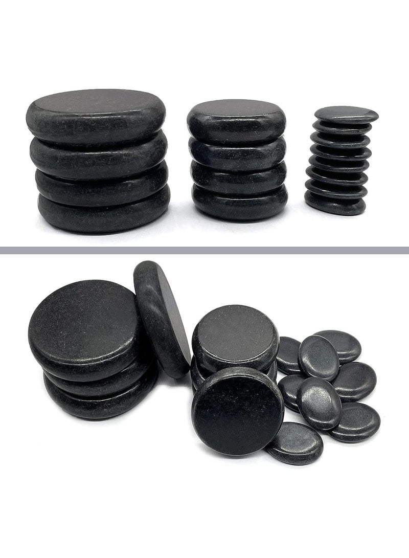Set of 16 Body Massage Stones for Spas and Massage Therapy - Image 4
