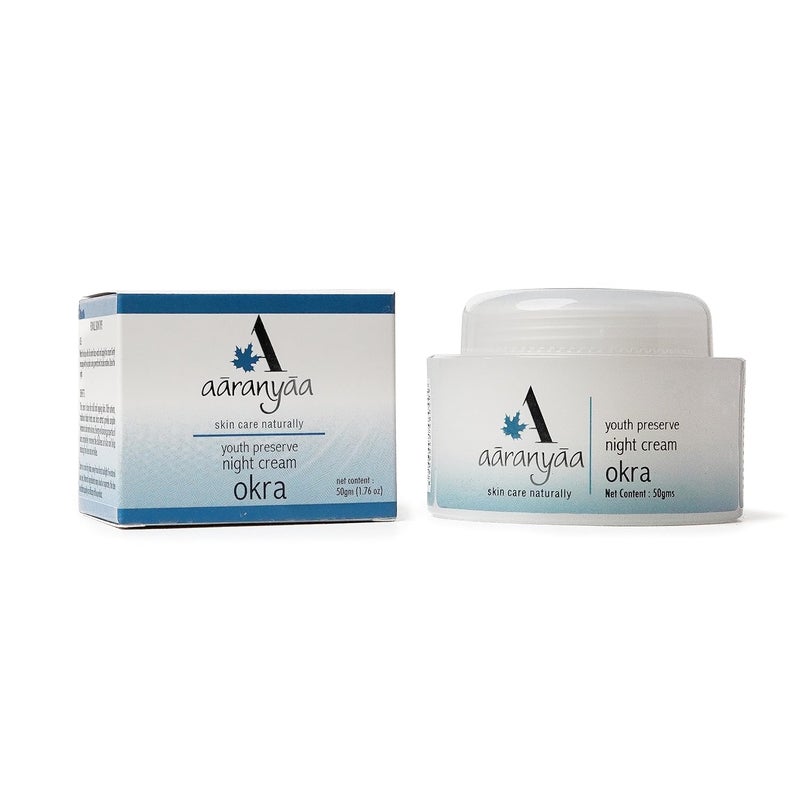 Aaranyaa Youth Preserve Night Cream 50 gm Anti Ageing Night Cream With Hyaluronic Acid Reduces Fine Lines  Wrinkles All Skin Types Paraben Free - Image 2