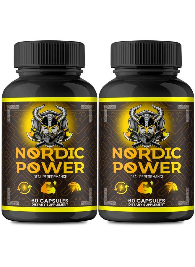 IDEAL PERFORMANCE أقراص الطاقة النوردية، كبسولات الطاقة النوردية الرسمية - أقصى قوة للطاقة، التحمل والأداء، صيغة متميزة لدعم الرفاهية العامة، مراجعة أقراص الطاقة النوردية (عبوة 2)  - Image 1
