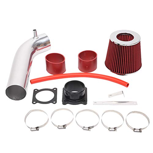 MOOSUN 3 inch Intake Pipe Cold Air Intake with Filter Fit for 2003 2004 2005 2006 Infiniti FX35 G35 & Fit Nissan 350Z 3.5L V6 (Red) - Image 3