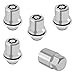 QQWD 4PCS Wheel Lock Lug Nuts for Toyota M12x15 AntiTheft Locking Lug Nuts with Wheels Lock Key 0027600900 Chrome Wheel Locks for Car Lugs Nut Compatible with Toyota Camry Lexus - Image 2
