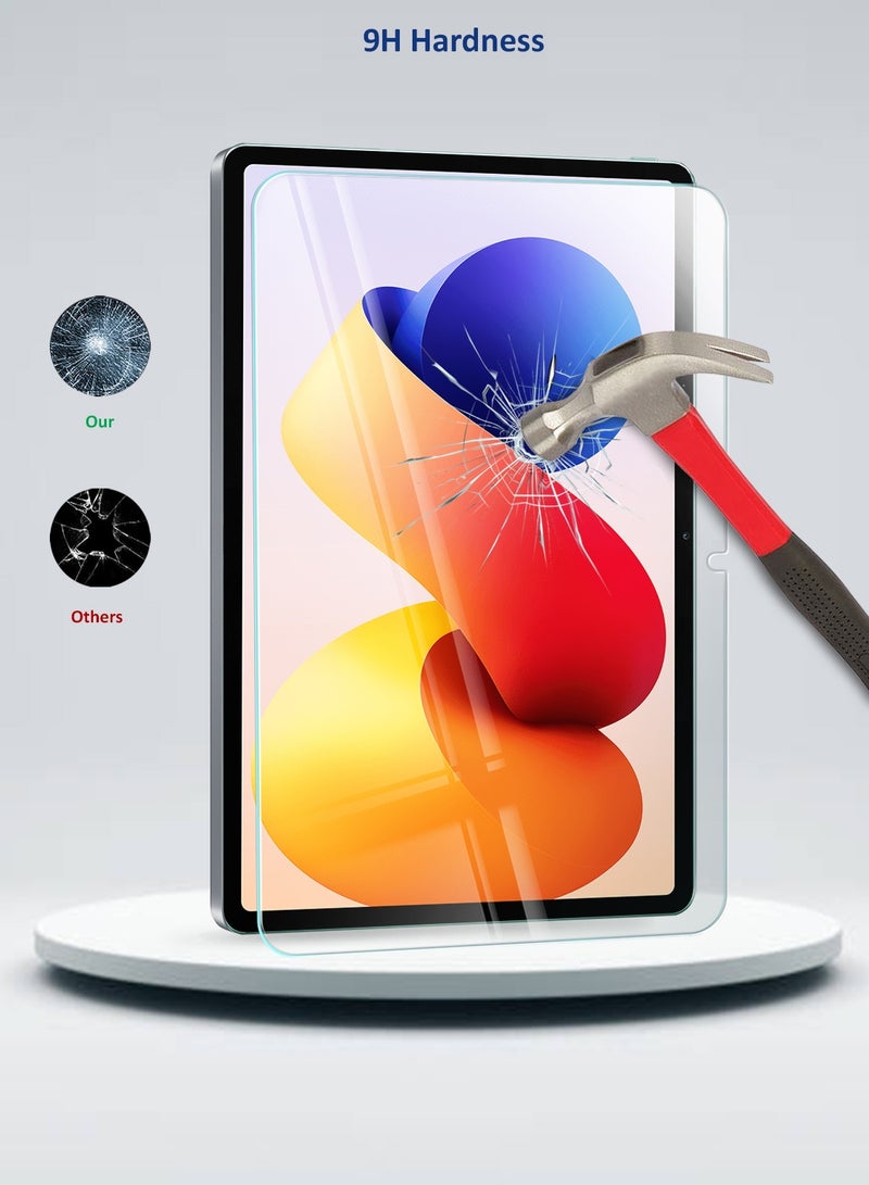 Wtech Xiaomi Redmi Pad 2 Pro 2025 (12.1 inch) WTech Premium Series Curved Edges Full Cover Tempered Glass Tablet Screen Protector 2 Pack (TSGPCN) - Clear - Image 3