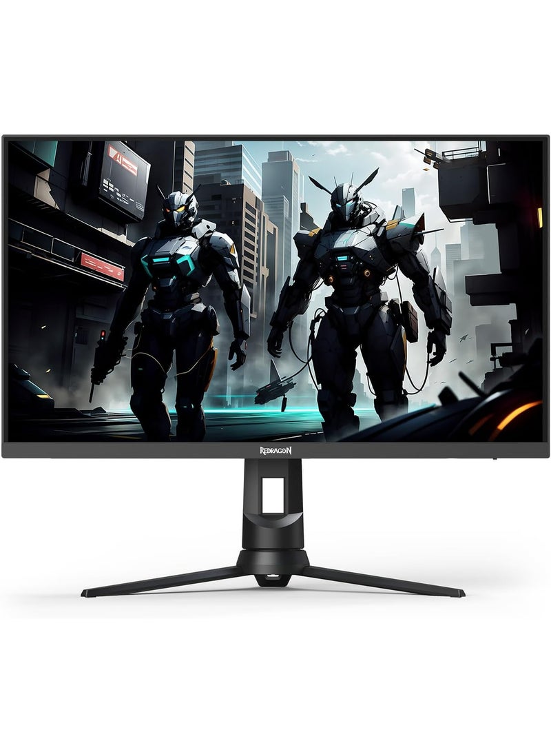 Redragon Gaming Monitor 27 inch, 200Hz Refresh Rate with QHD Resolution 2560 x1440, IPS Panel, 1ms Response Time with motion blur - Black OPAL-L - Image 1