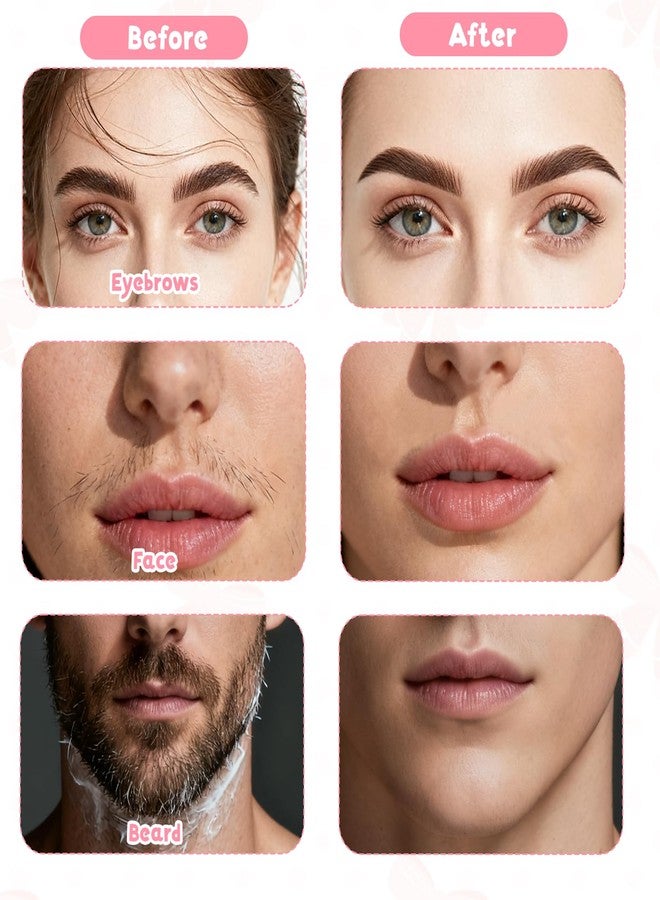 Josojoou 6Pack Eyebrow Razors Stainless Steel Dermaplaning Tool for Face, Small Eyebrow Shaver for Women Men Peach Fuzz and Fine - Image 5