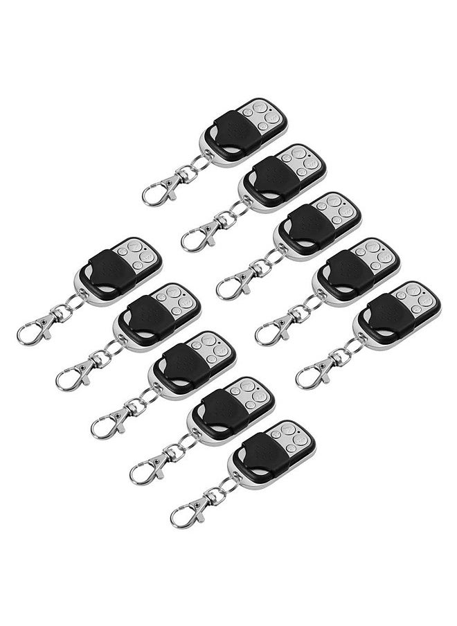 Generic - 10Pcs Electric Cloning Universal Gate Garage Door Opener Remote Control Fobs 433MHz Replacement Key Fob - Image 1