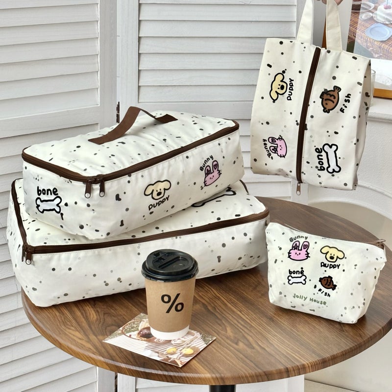 Travel! Travel Storage Bag Clothes Trunk Finishing Bag Clothes Pack Mini Waterproof Certificate Bag Spotted paradise 