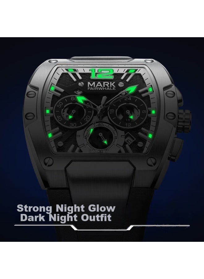 Fairwhale Starry Sky Watch For Men, Mechanical Style, Top Ten Brands, National Watch, Sports, Student Exam Watch, Birthday Gift, 5950 - Image 5