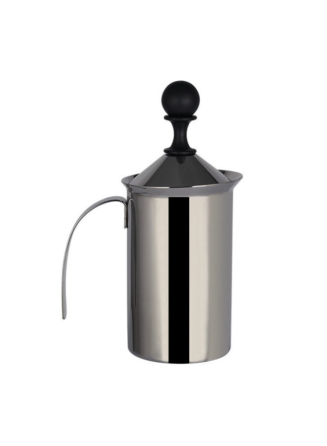Kaiyu Manual Milk Frother Cappuccino Latte Stainless Steel Manual Milk Frother Coffee Utensils