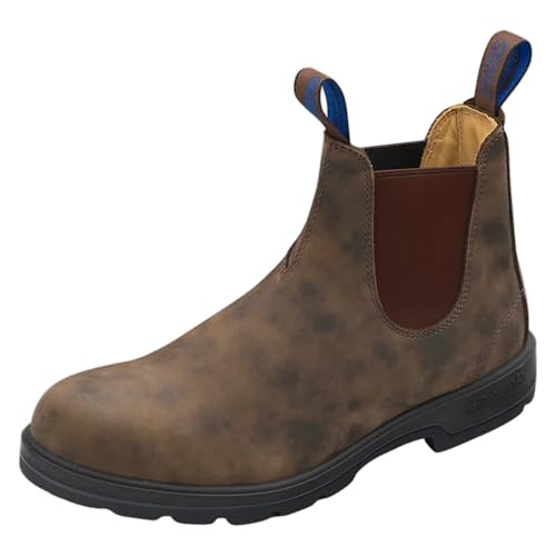 Blundstone 584 Thermal Series Unisex Fully Waterproof Premium Leather Chelsea Boots for Men and Women with Insulated Shearling Footbed & Shock Absorption, Rustic Brown, 7 US Men / 9 US Women / 6 AU - Image 5