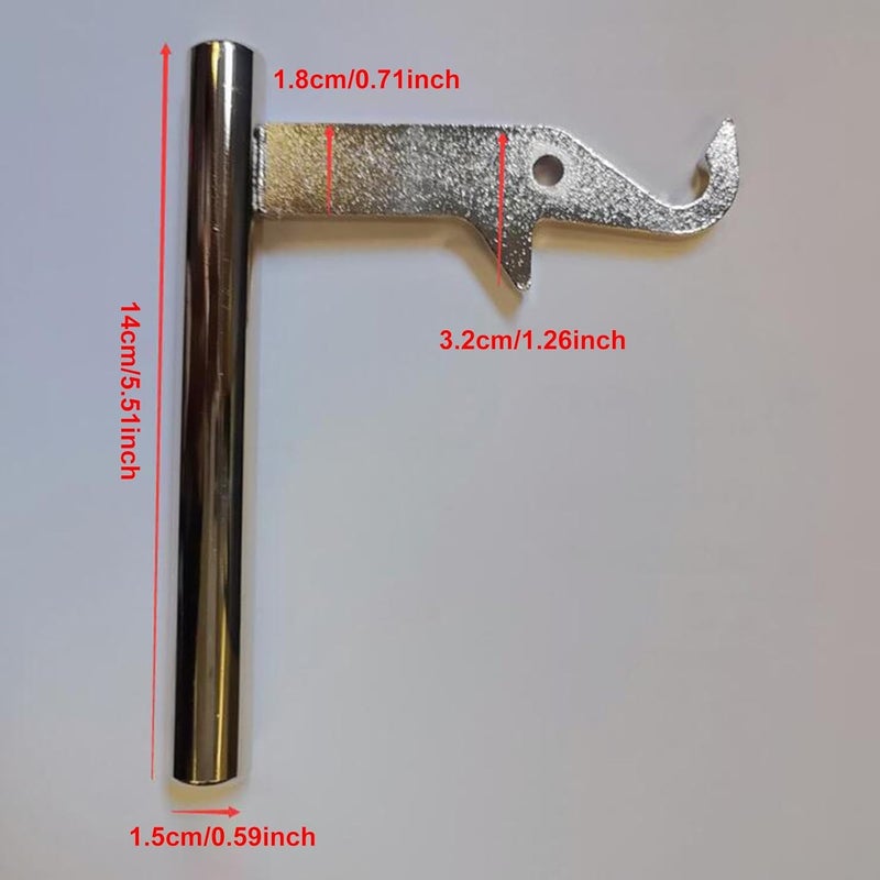 Replacement Fireplace Door Handle, High Strength, Heat Resistant, Spare Parts - Image 3