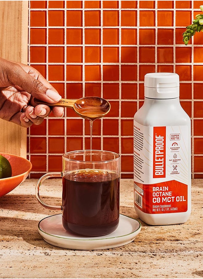 Bulletproof - Brain Octane Oil Reliable And Quick Source Of Energy Ketogenic Diet More Than Just Mct Oil 16 Ounces - Image 1