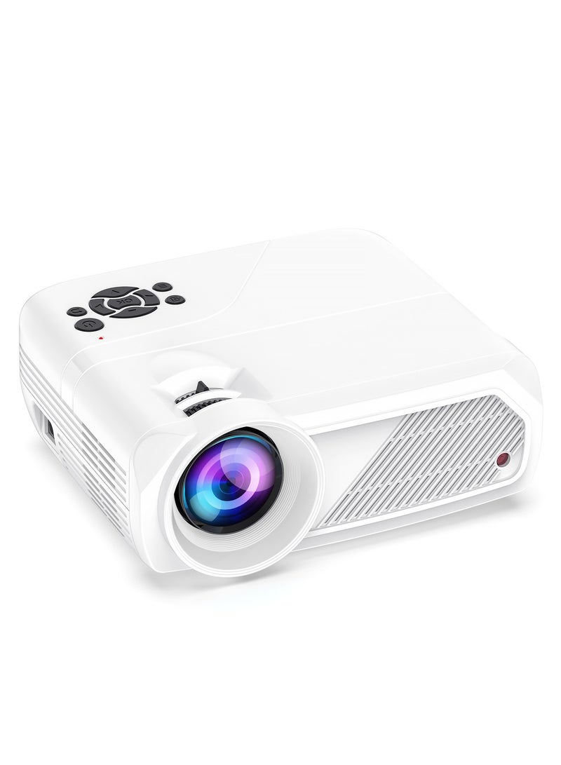 General Classic Projector H96 Max 4K Full HD Resolution 1080P Portable Android11 WiFi6 BT5.4 Auto 4-Point Keystone Correction Low Noise Multiple Installation Methods: Flat, Tripod, Ceiling  - Image 1